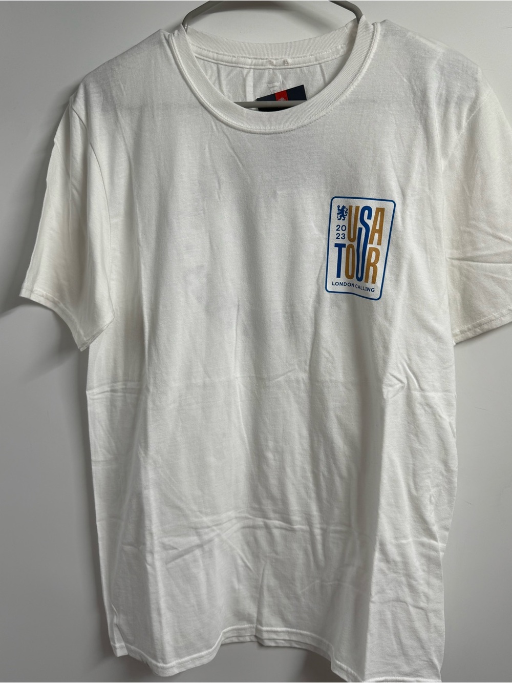 Fanatics USA Tour 2023 T-Shirt Mens Medium White London Calling Graphic Tee NWT